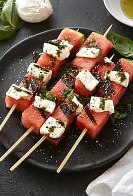 Watermelon-Feta Skewers