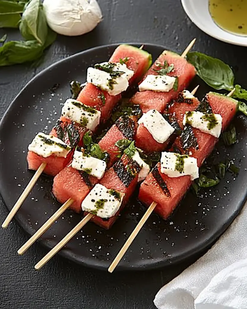 Watermelon-Feta Skewers