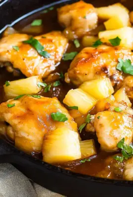 Whiskey Pineapple Chicken