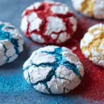 4th of July Crinkle Cookies