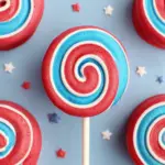 4th of July Marshmallow Pinwheels