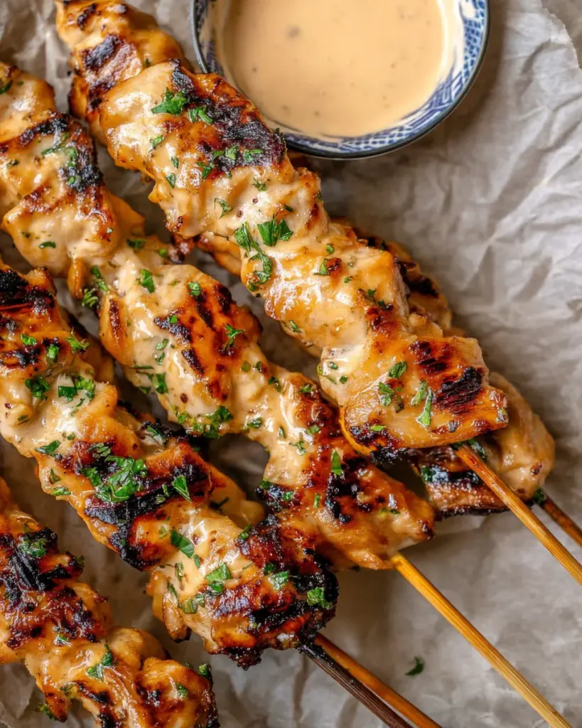Bang Bang Chicken Skewers