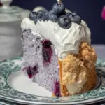 Blueberry Angel Food Cake