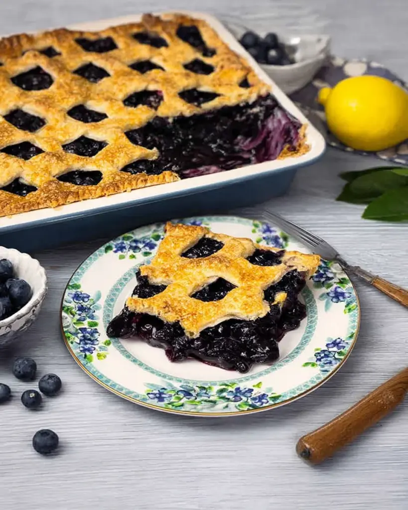 Blueberry Slab Pie