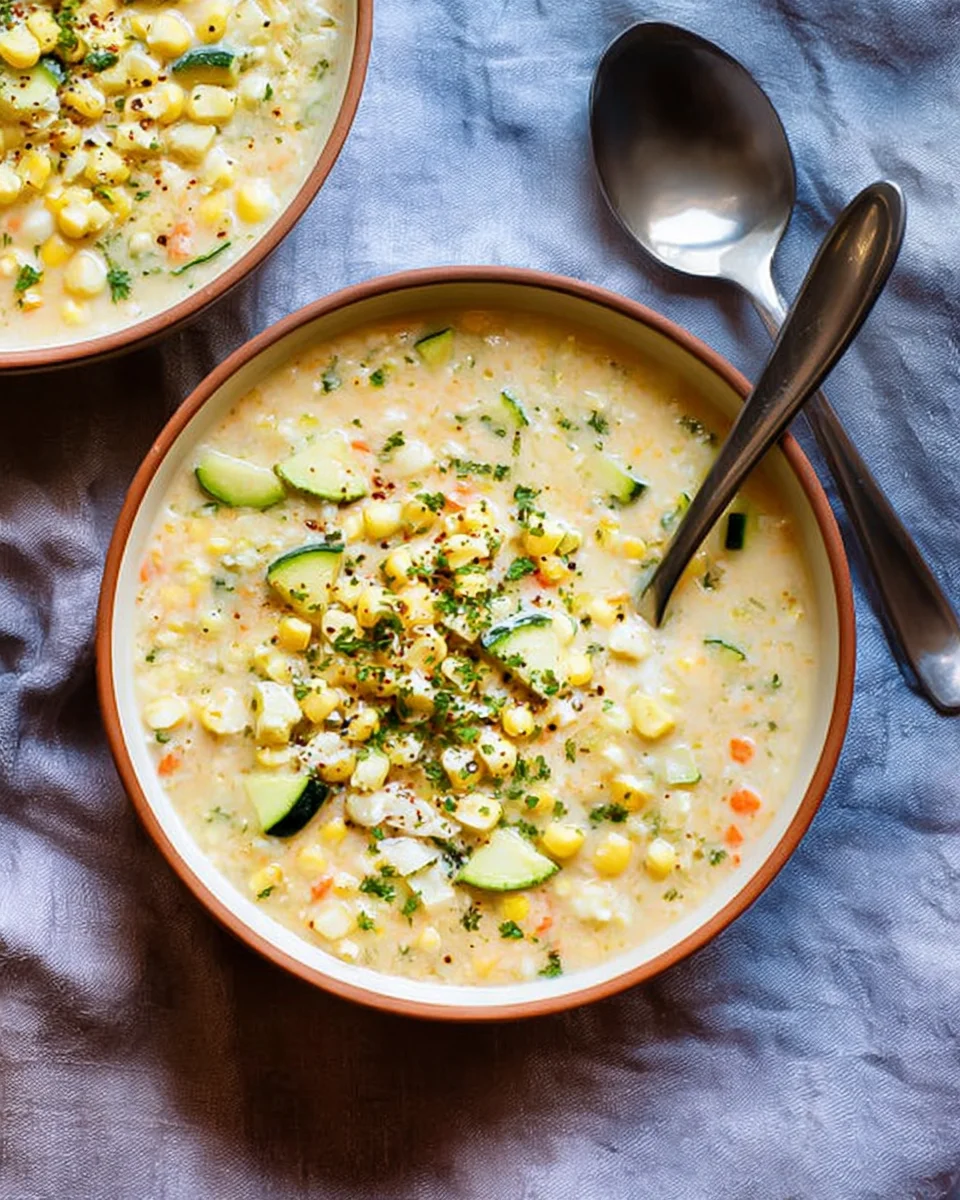 Corn and Zucchini Chowder