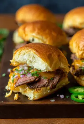 Cowboy Butter Steak Sliders