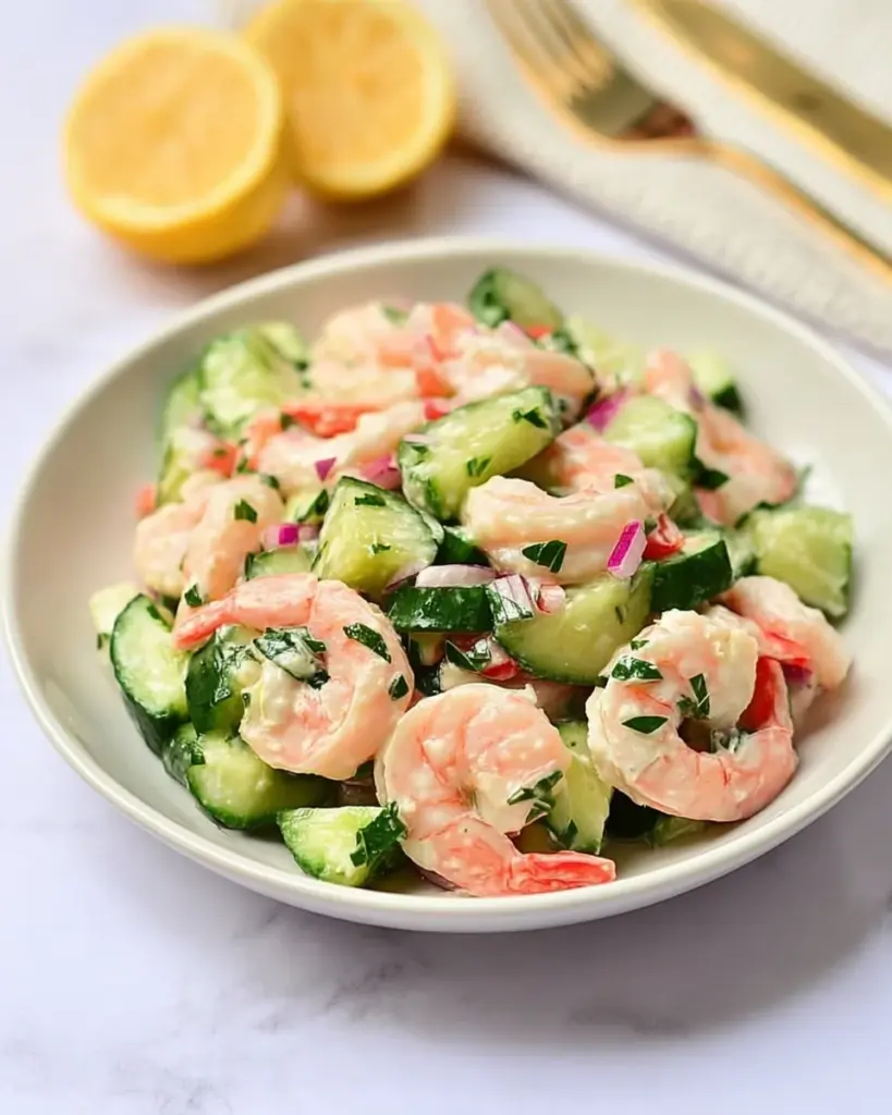 Cucumber Shrimp Salad