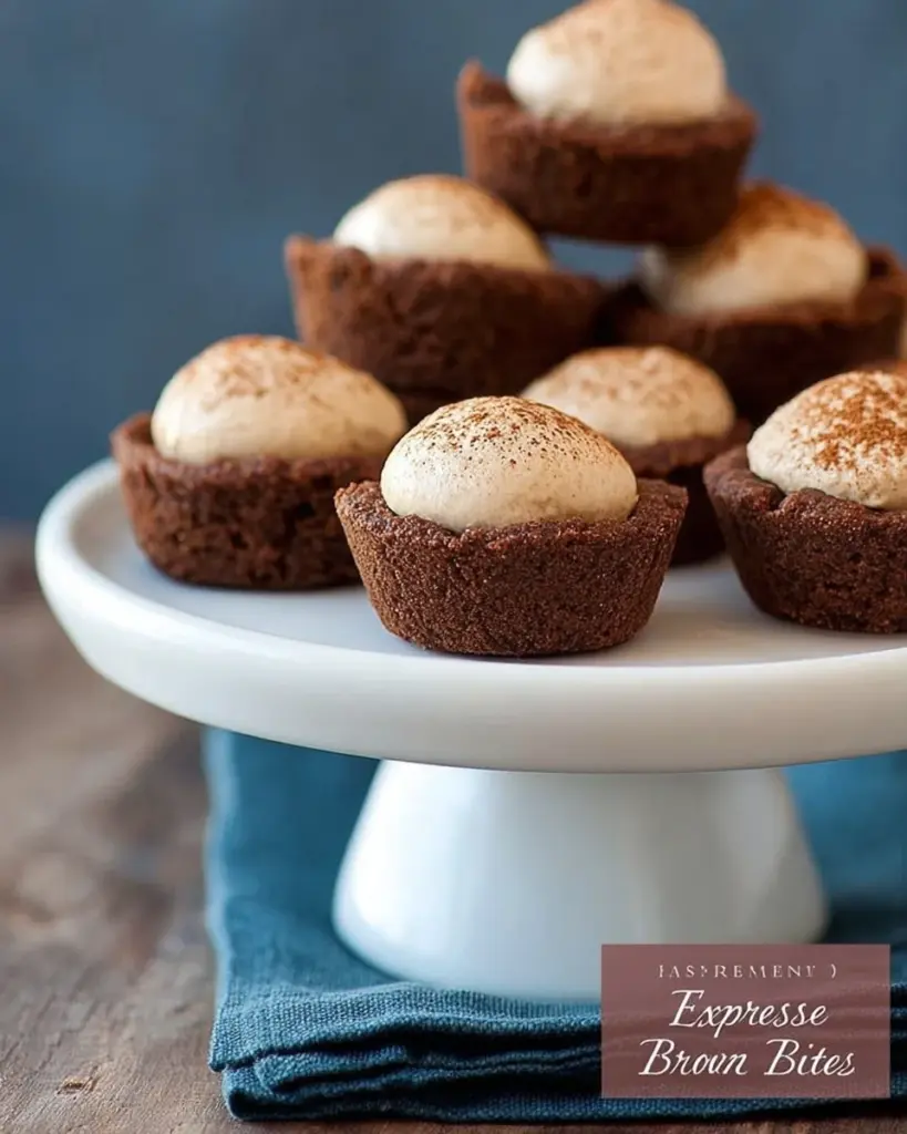 Espresso Brownie Bites