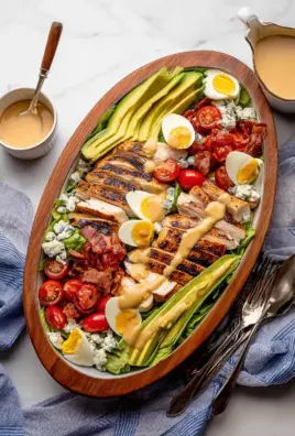 Grilled Chicken Cobb Salad with Honey Dijon