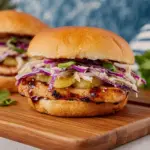 Grilled Chicken Sandwiches with Teriyaki Sauce