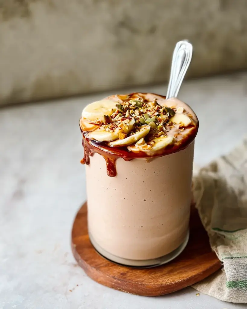 Healthy Vanilla Bean Protein Smoothie