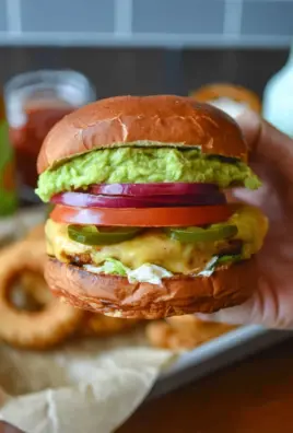 Jalapeño Pepper Jack Chicken Burger