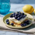No Bake Lemon Blueberry Dessert