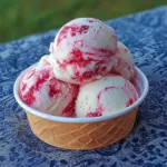 Raspberry Swirl Ice Cream