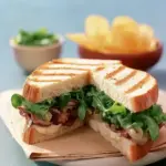 Roast Beef Sandwiches with Lettuce and Onions
