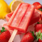 Strawberry Lemonade Popsicles