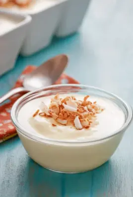 Toasted Coconut Cream Pudding