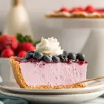Triple Berry No-Bake Cheesecake