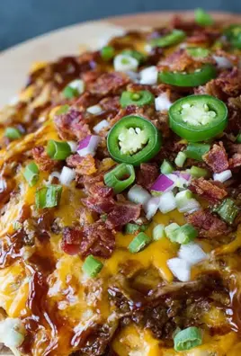 BBQ Bacon Cheeseburger Nachos