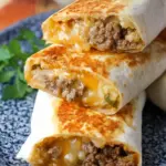 Cheesy Double Beef Burrito