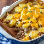 Cheesy Hamburger Potato Casserole