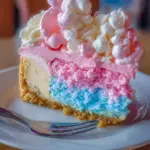 Cotton Candy Cheesecake