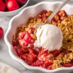 Homemade Cherry Crumble