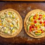 Hummus Pita Pizzas