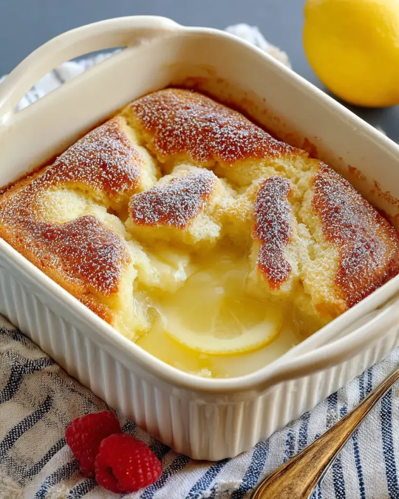 Magic Lemon Cobbler