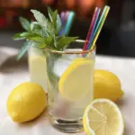 Mint and Rosemary Lemonade with Vanilla