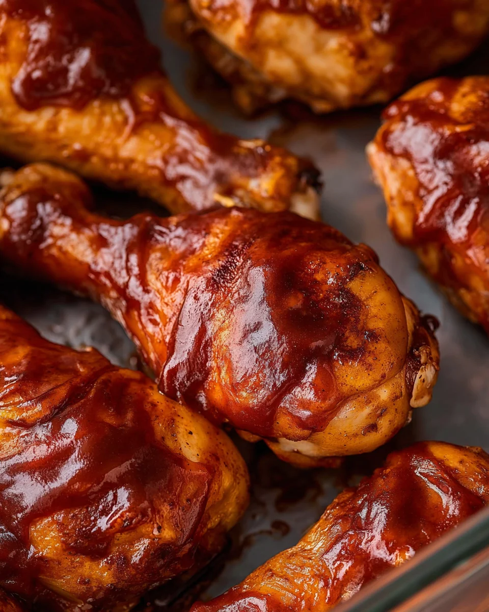 Oven Baked BBQ Chicken Drumsticks