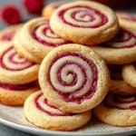 Raspberry Swirl Cookies