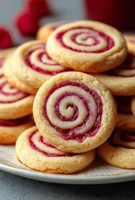 Raspberry Swirl Cookies