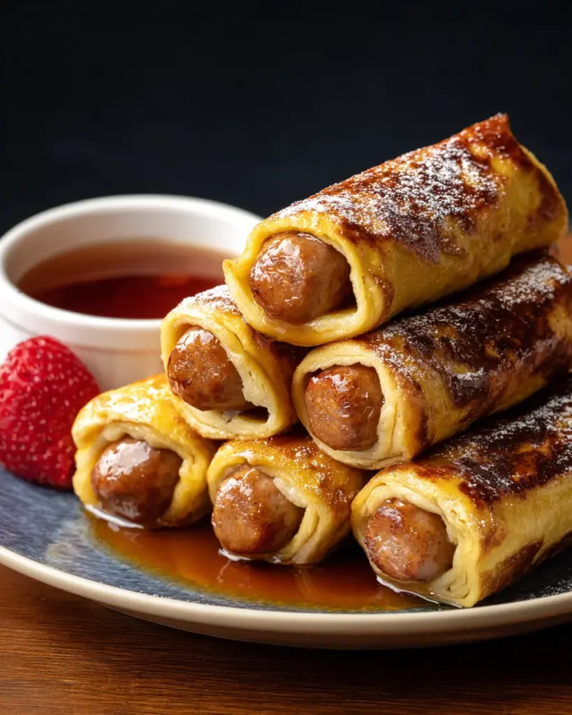 Sausage French Toast Roll-Ups