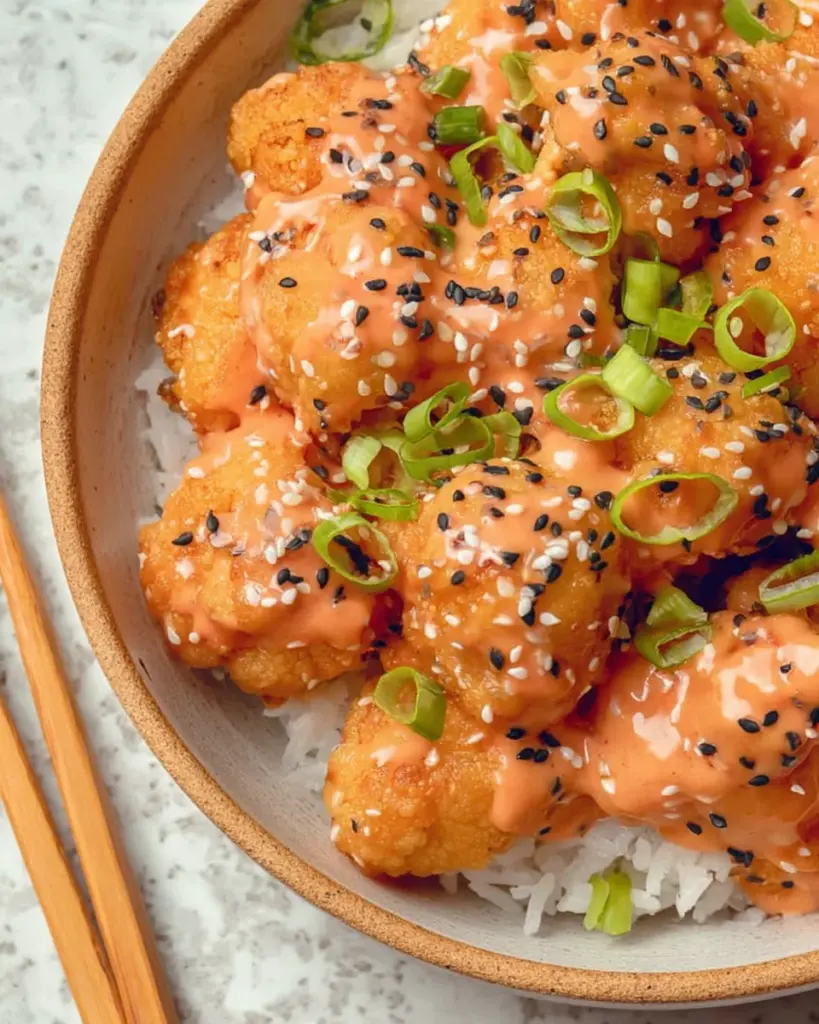 Vegan Bang Bang Cauliflower