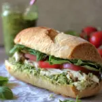 chicken pesto sandwich