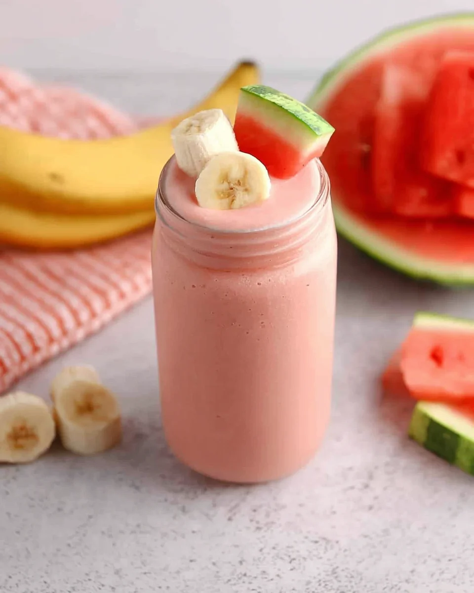 watermelon banana smoothie