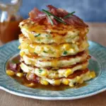 Bacon and Corn Griddle Cakes