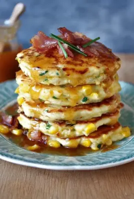 Bacon and Corn Griddle Cakes
