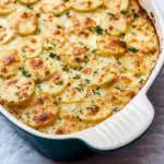 Cheesy Garlic Scalloped Potatoes