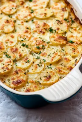Cheesy Garlic Scalloped Potatoes