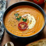 Creamy Roasted Garlic Tomato Soup