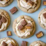 Crumbl Snickers Peanut Butter Cookies