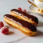 Exquisite Eclairs with Silky Custard Sauce: A Classic French Deligh