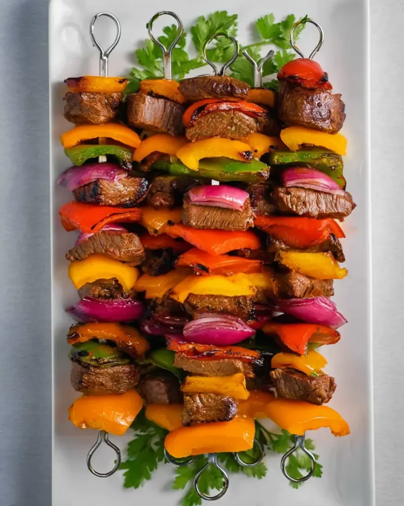 Fajita Steak Kabobs