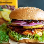 Hawaiian BBQ Chicken Sandwiches