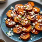 Honey Feta Sweet Potato Rounds