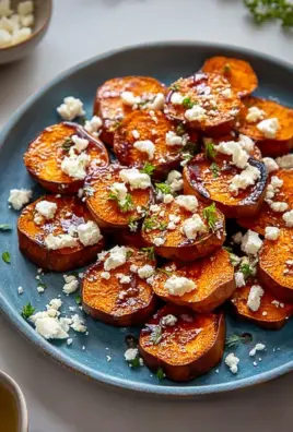 Honey Feta Sweet Potato Rounds