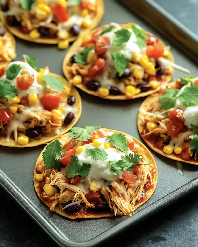 Mexican Rotisserie Chicken Tostadas