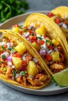 Pineapple Chicken Tacos